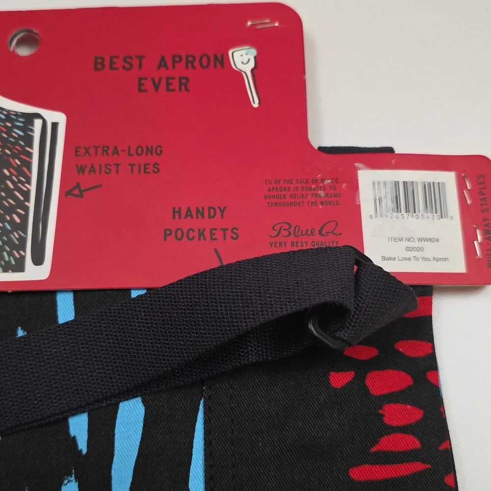 Blue Q vibrant apron